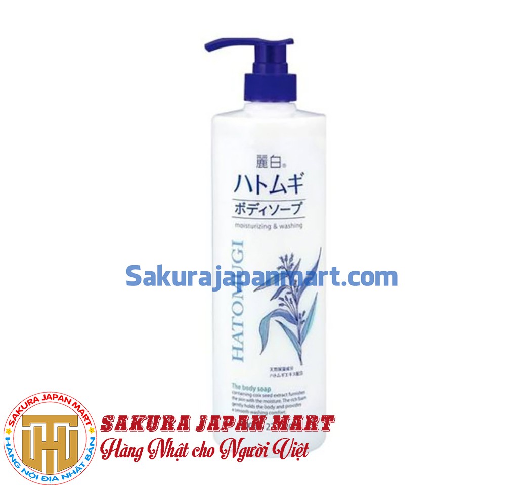 Sữa Tắm Hatomugi Chiết Xuất Ý Dĩ Làm Sáng Da 800ml